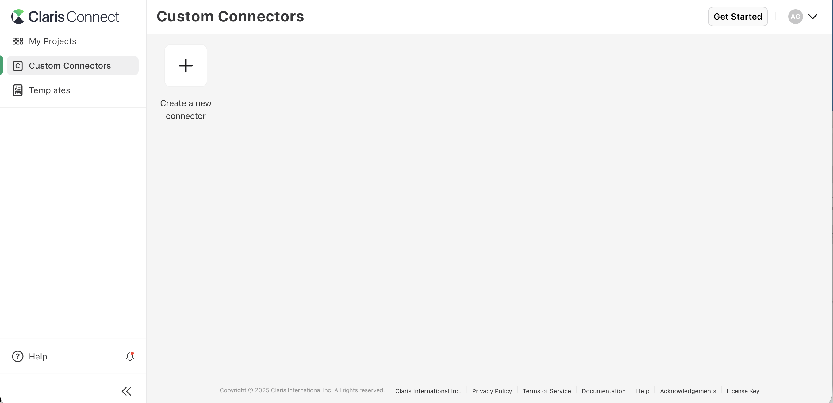 Custom Connectors, Create a new custom connector