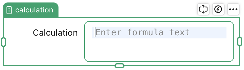 Calculation field object