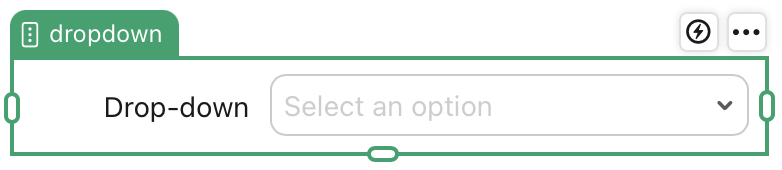 Drop-down field object