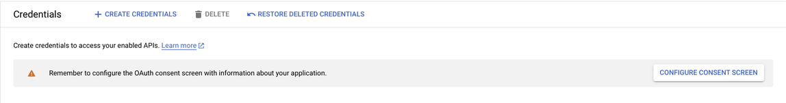 Google Workspace OIDC, configure consent screen