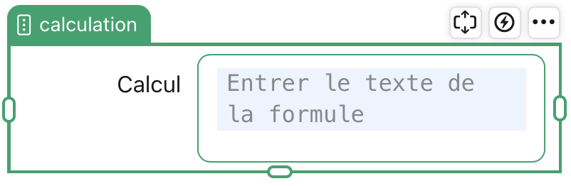 Objet de rubrique Calcul