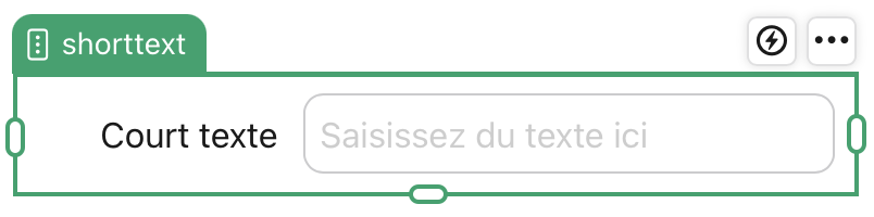 Objet de rubrique Court texte