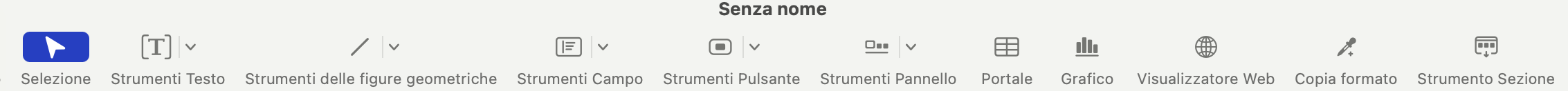 Strumenti del formato