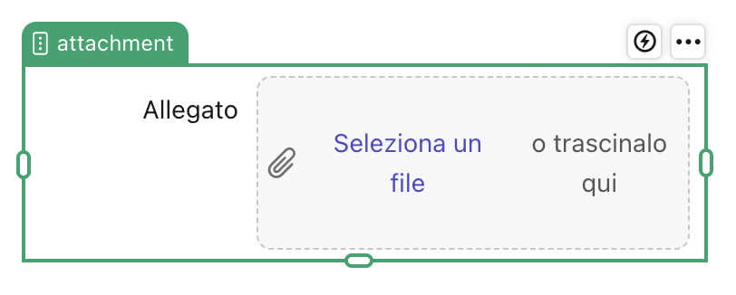Oggetto campo Allegato