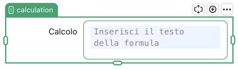 Oggetto campo Calcolo